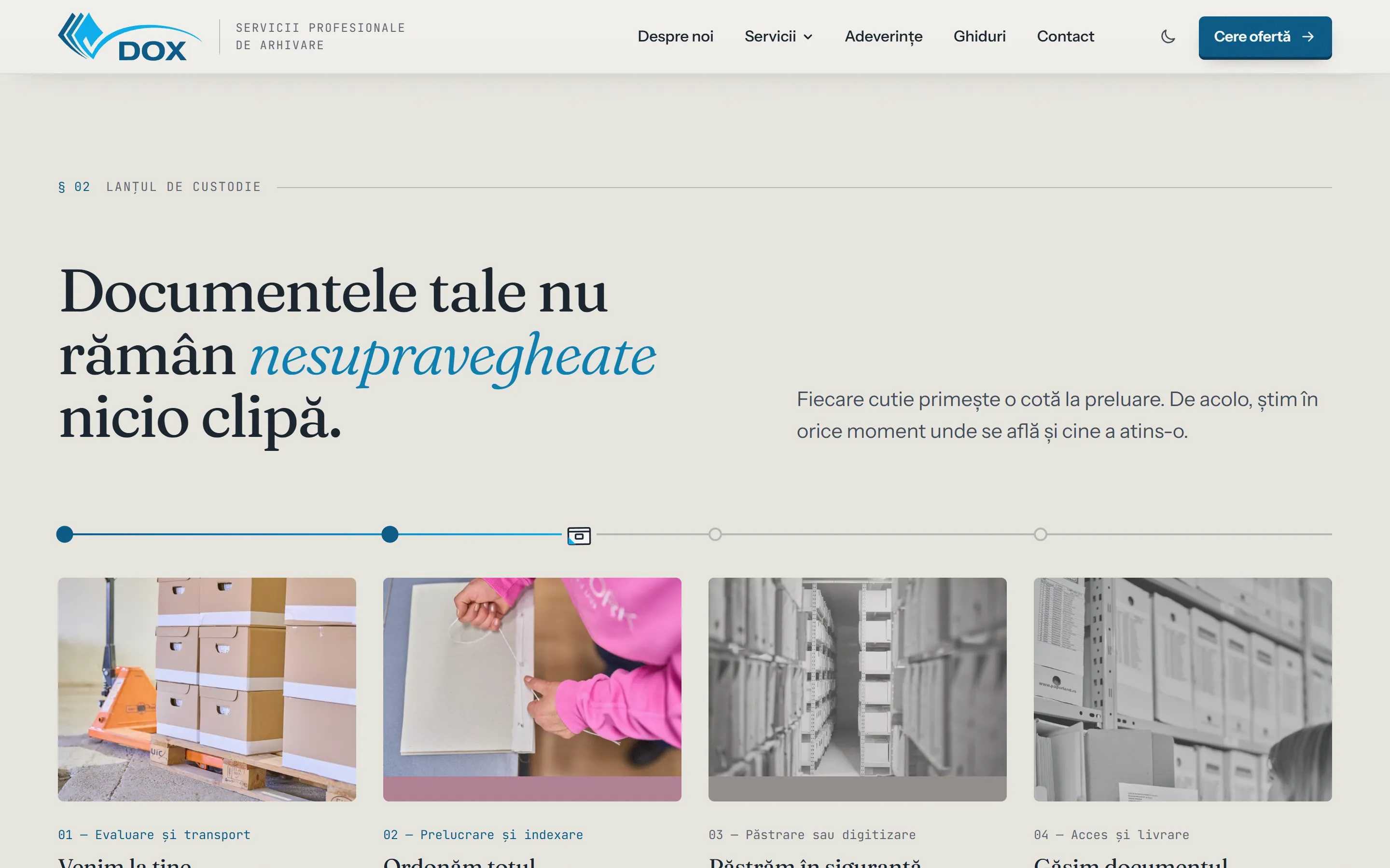 Lanțul de custodie al documentelor, pas cu pas